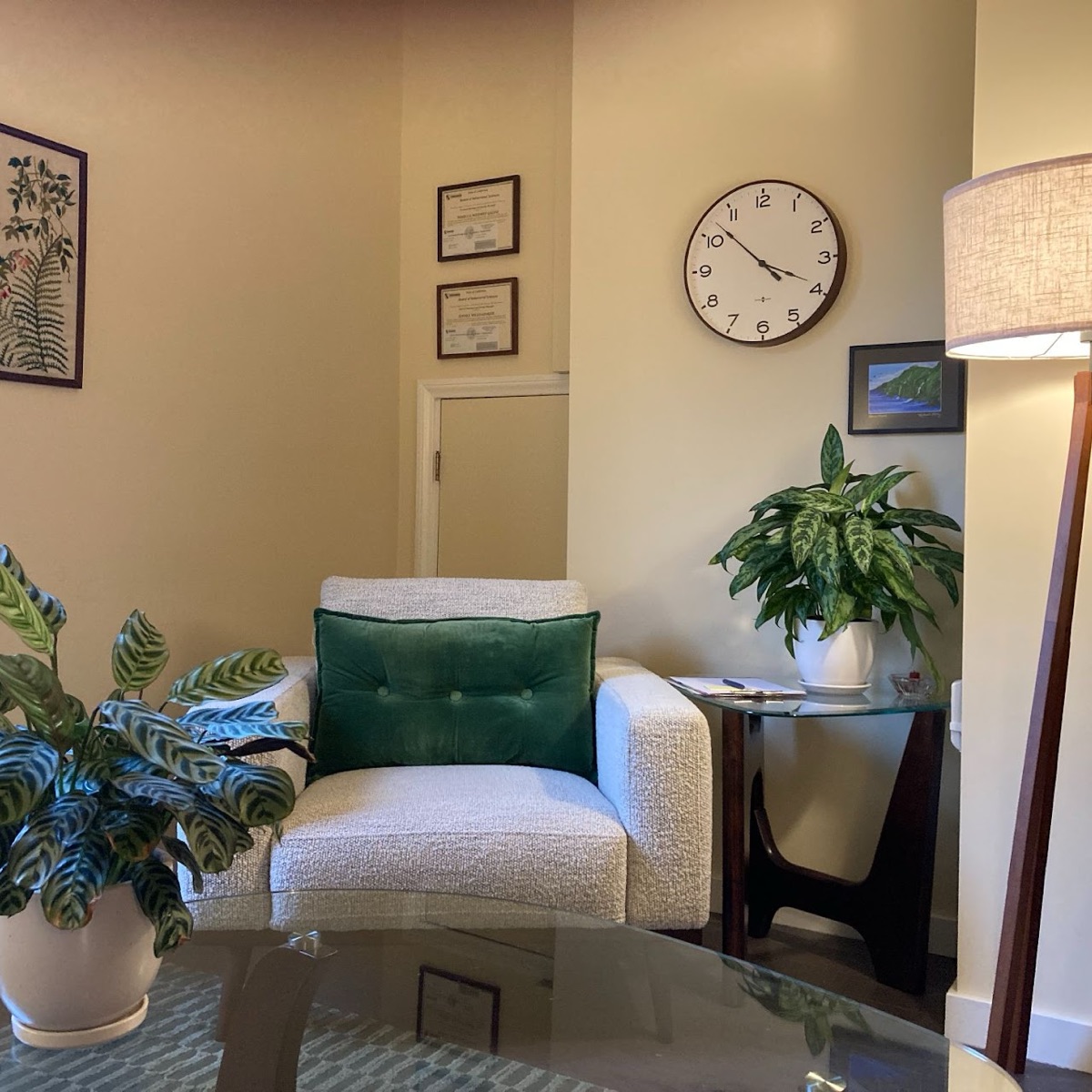 Therapy office at 27 E Victoria St, Santa Barbara